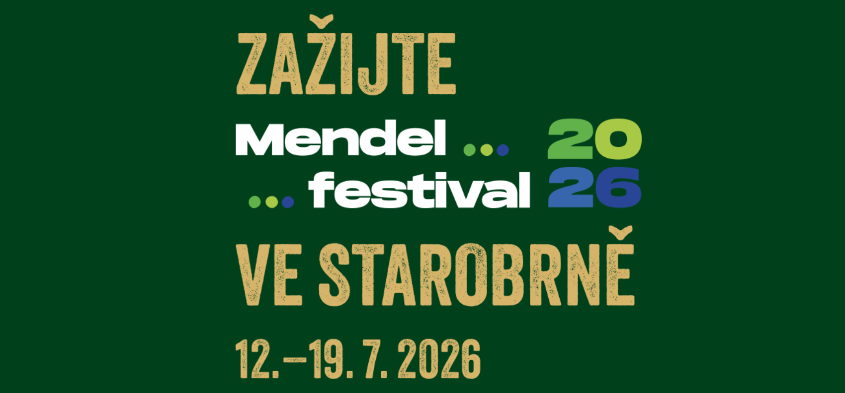 Mendel Festival se Starobrnem: týden, který chutná po pivu, hudbě a létě  